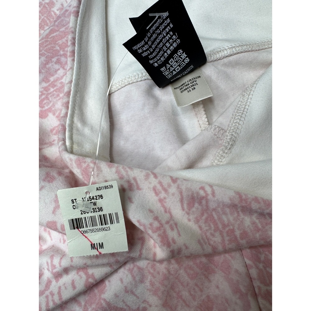NWT PINK Victoria's Secret Snakeskin Leggings Pink White High Waist Yoga M - Picture 7 of 7